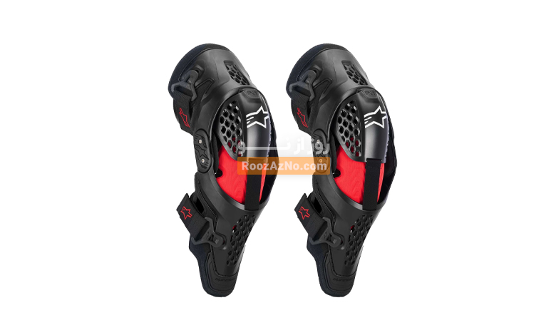Hinged knee braces for motorcycling